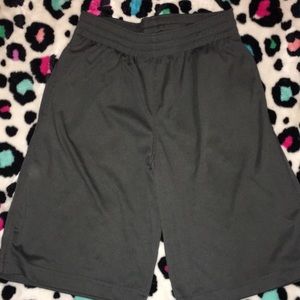 Dark Gray Boys Basketball Shorts
